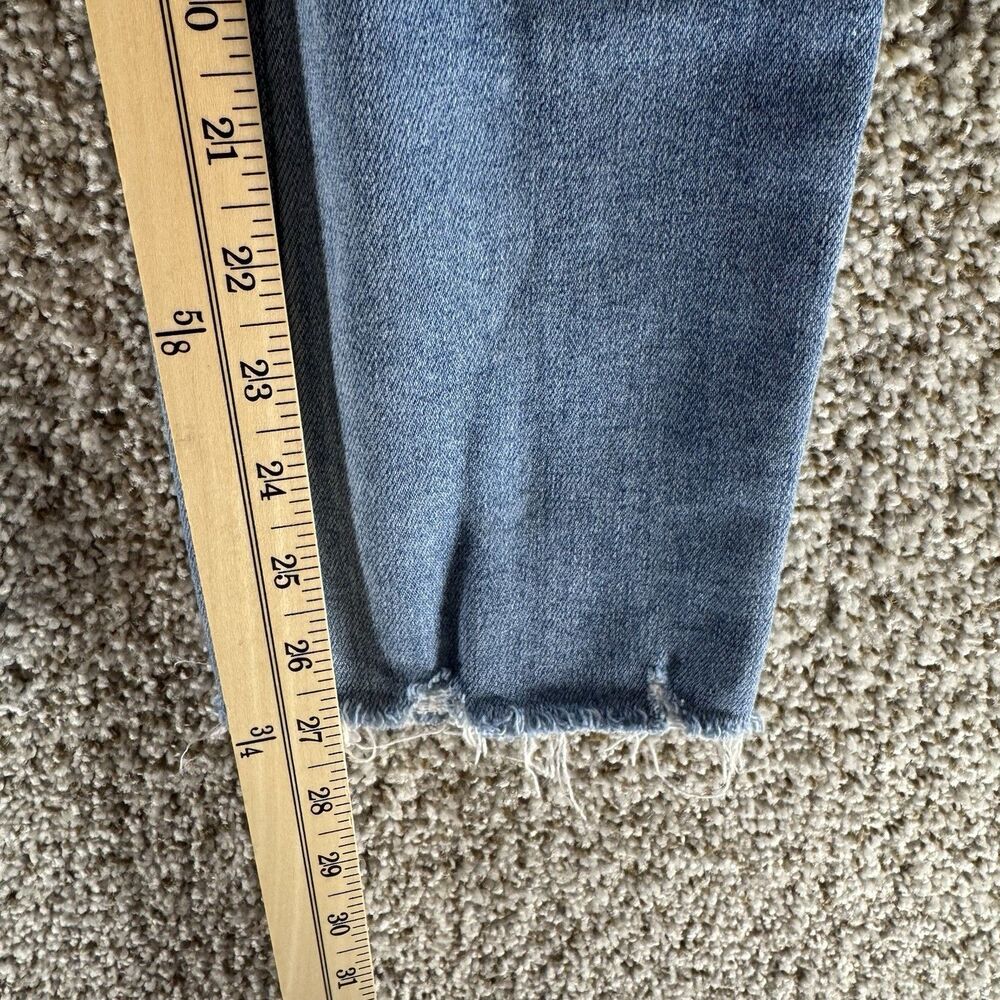 Page Jeans Womens 26‎ Hoxton Slim Cotton Lovesong Distressed Tuned Hem Raw Hem - Picture 4 of 12